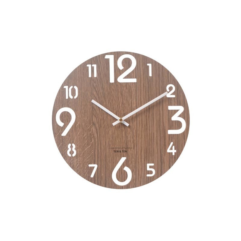 Stylish Nordic Minimalist Wooden Wall Clock