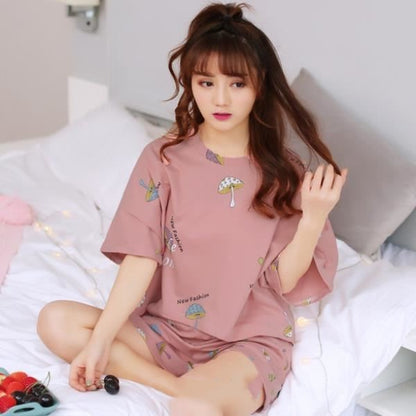SHorT Sleeve CuTe SleePWear HomeWear