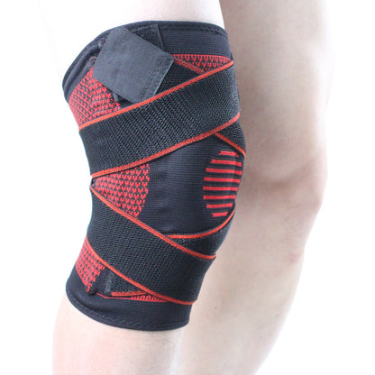 Non-slip silicone sports knee strap