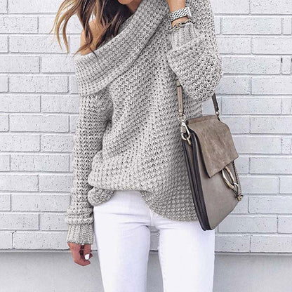 Women's sweater long sleeves loose