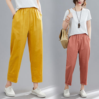 Korean casual pants carrot pants