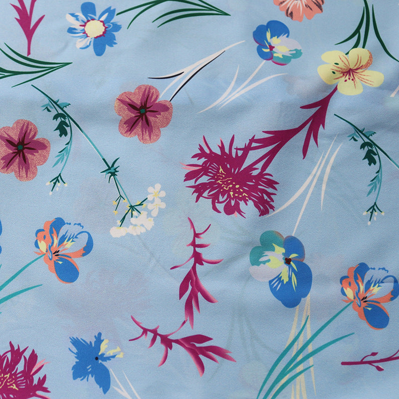 Long sleeves sleeves loose ladies chiffon lining