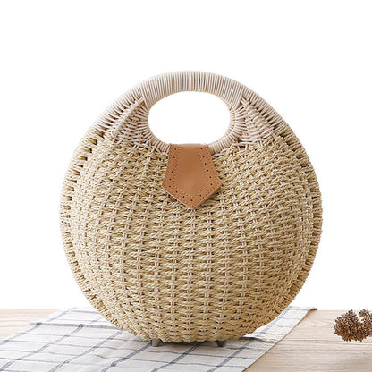 Handmade Rattan Handbag – Summer Beach Purse