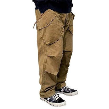 Washed Casual Pants Multi-pocket Cargo Pants