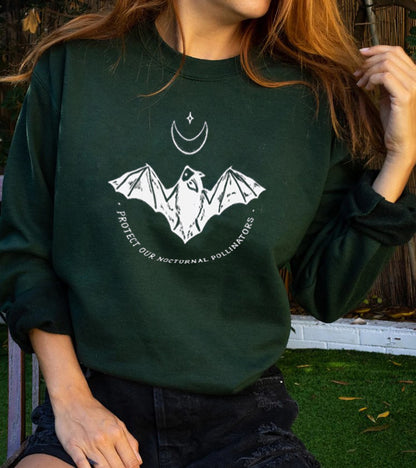 PROTECT OUR NIGHTLY PENDER Sweatshirt Funny Moon Star Graphic Hoodies 100% Cotton Protect Grunge Jumper Quote Art Outfits