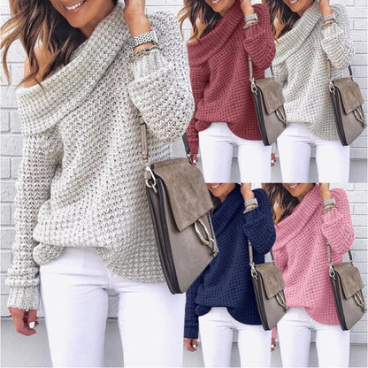Women's sweater long sleeves loose