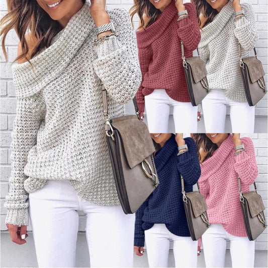 Women's sweater long sleeves loose