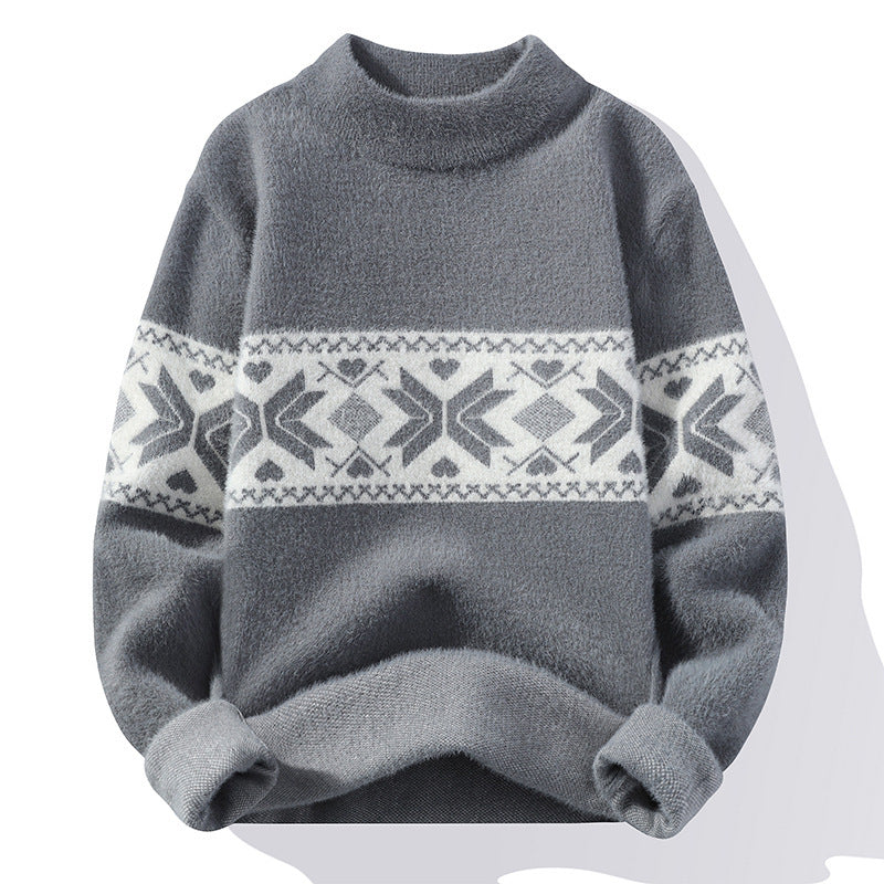 Half Turtleneck Knitwear Teen Fashion