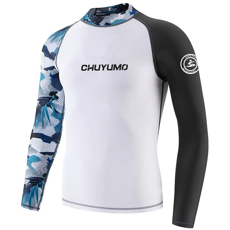 Surfing Suit Men's Long-sleeved Swimsuit Quick-drying