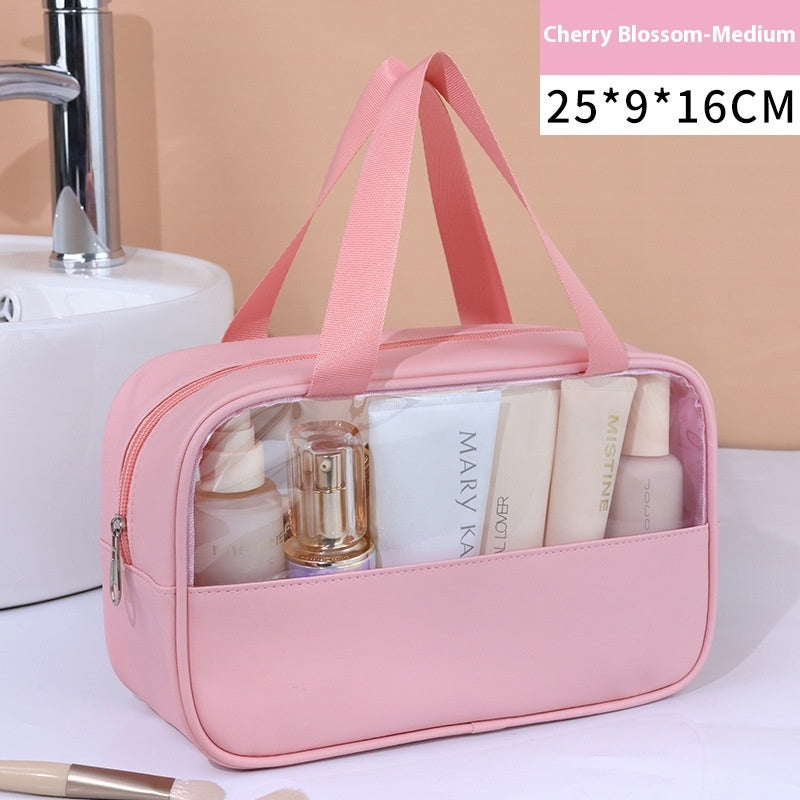 Large Capacity Cosmetic Bag Women's Transparent