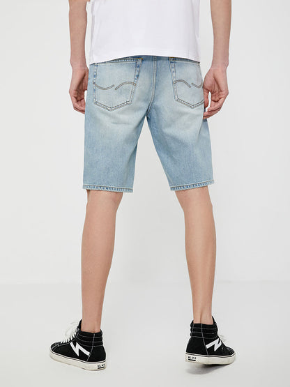 Men's denim shorts
