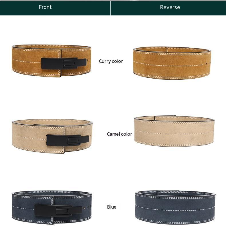 Sports Training Protection Cowhide Belt