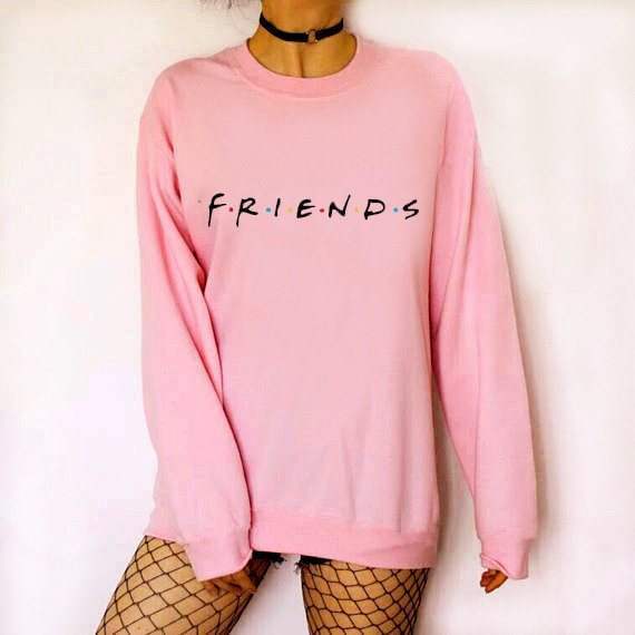 Letter pattern round neck long sleeve plus velvet sweater