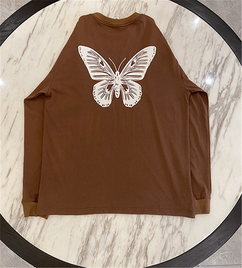 Glowing Butterfly Girl Long Sleeve