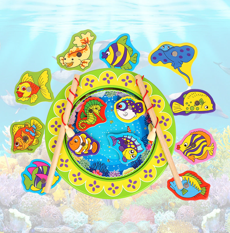 Treasure Box Toys Multifunctional 10-in-one Puzzle Bead Around Wooden Toys