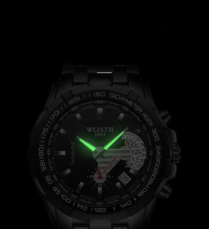 Men’s Quartz Sports Watch – Waterproof Luxury Wristwatch for Everyday Style
