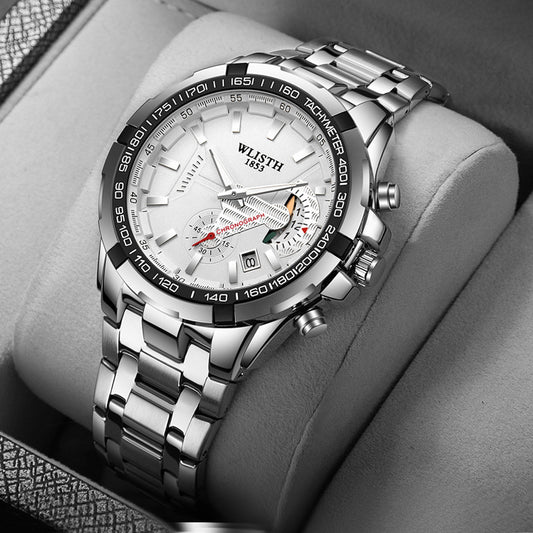 Men’s Quartz Sports Watch – Waterproof Luxury Wristwatch for Everyday Style