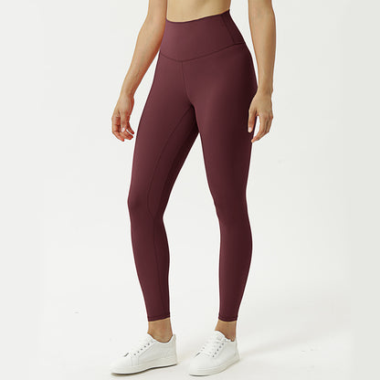 LULU Same Paragraph Yoga Pants Ninth Pants Women High-waisted Hips And Abdomen Tight Fitness Pants