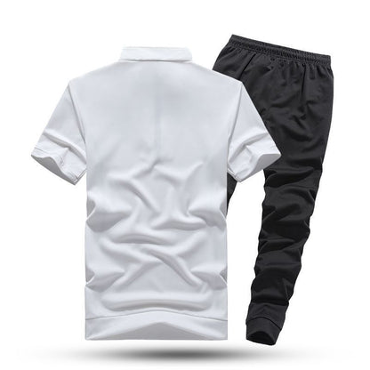 Short Sleeved Set Men's Summer Sportswear Two-piece Set