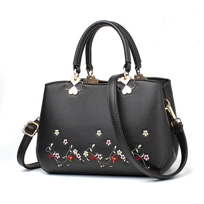Fashion Embroidered One-shoulder Handbag