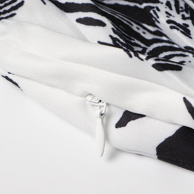 Trumpet Long Sleeves Slimming Mid-Length Blouse Trumpet long sleeves slimming mid-length blouse