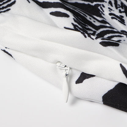 Trumpet Long Sleeves Slimming Mid-Length Blouse Trumpet long sleeves slimming mid-length blouse