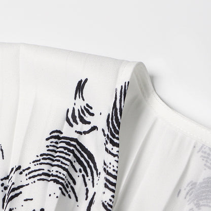 Trumpet Long Sleeves Slimming Mid-Length Blouse Trumpet long sleeves slimming mid-length blouse