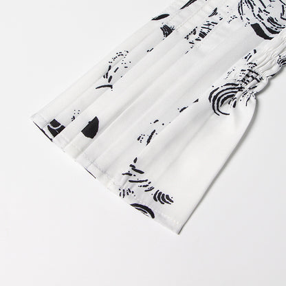 Trumpet Long Sleeves Slimming Mid-Length Blouse Trumpet long sleeves slimming mid-length blouse