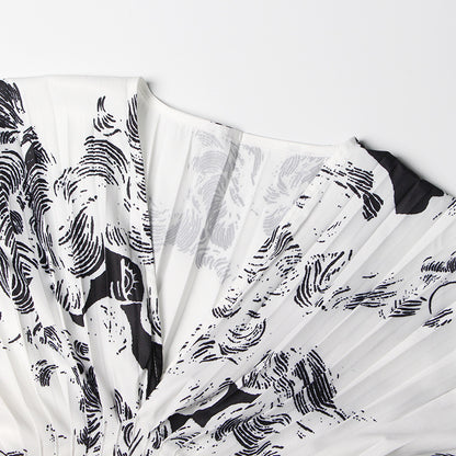 Trumpet Long Sleeves Slimming Mid-Length Blouse Trumpet long sleeves slimming mid-length blouse