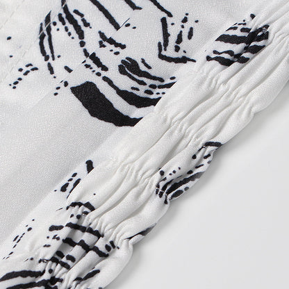 Trumpet Long Sleeves Slimming Mid-Length Blouse Trumpet long sleeves slimming mid-length blouse