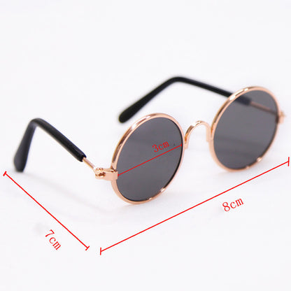 Trendy Vintage Round Pet Glasses