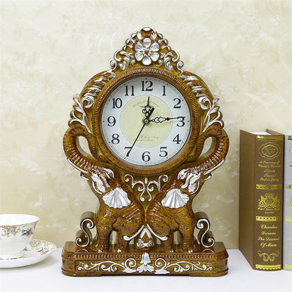 Antique Electronic Desk Clock, Home Clock Display, Stylish Home Desktop Floor Watch, Japanese Style Retro