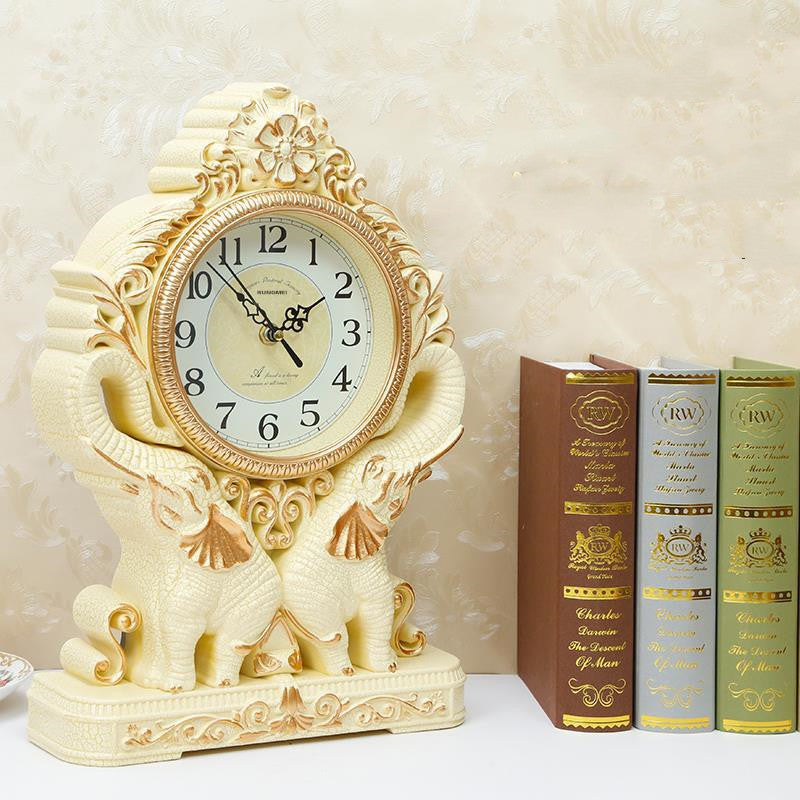 Antique Electronic Desk Clock, Home Clock Display, Stylish Home Desktop Floor Watch, Japanese Style Retro