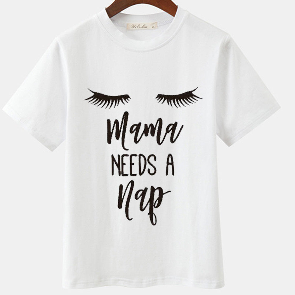 European And American New T-Shirt Tops AliExpress Amazon Through Ebay Wish For Printing Short-Sleeved InsT-Shirts