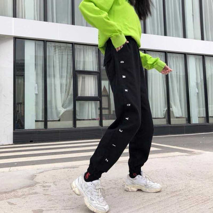 Japanese College Style Casual Corduroy Wide-Leg Pants Women