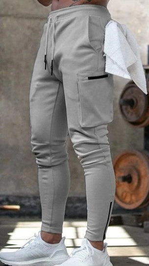 Sports pants men's hanging towel running training pants