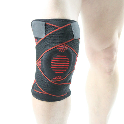 Non-slip silicone sports knee strap