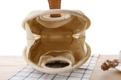 Handmade Rattan Handbag – Summer Beach Purse