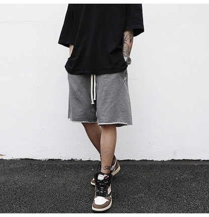 Terry Zippered Shorts