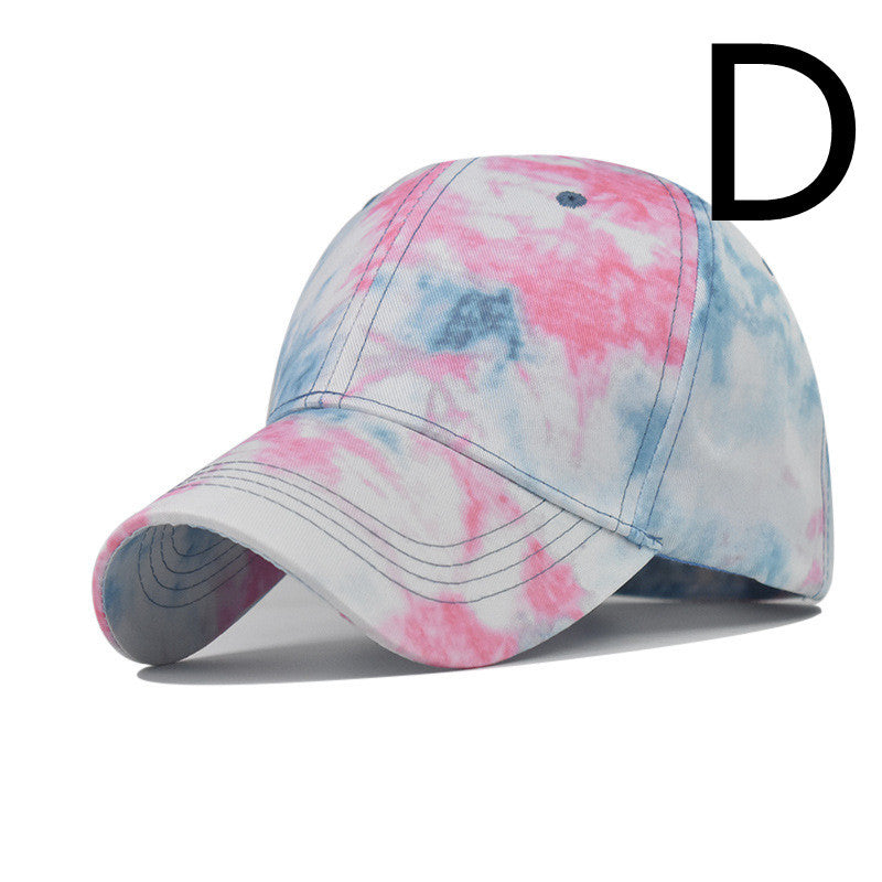 Tie-dyed Cotton Men's And Women's Baseball Caps