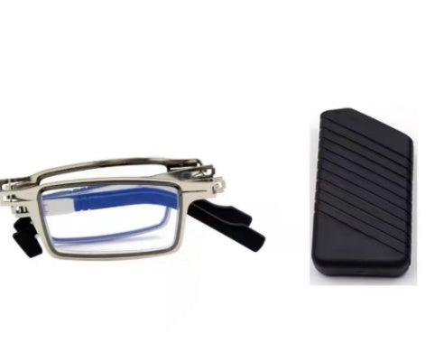 Portable Reading Glasses HD Folding Anti-Blue Light Radiation
