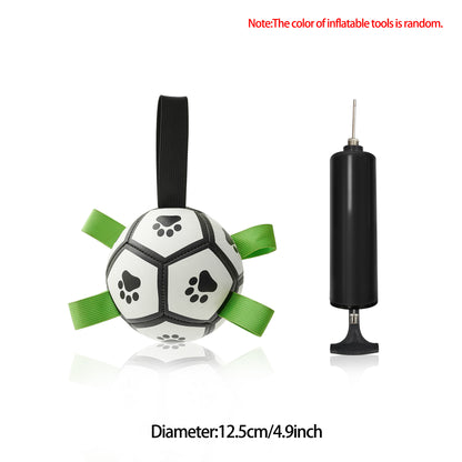 Dog Football Toy | Soccer Ball Inflated Training Toy For Dogs | Outdoor Border Collie Balls For  Dogs