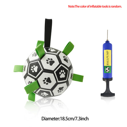 Dog Football Toy | Soccer Ball Inflated Training Toy For Dogs | Outdoor Border Collie Balls For  Dogs