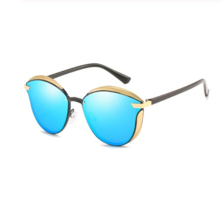 Metal polarized casual glasses