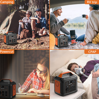 Plug Portable Power Station P302,300W 296Wh Backup Lithium Battery,Solar Generator For Home And Outdoor Emergency Power Supply,Solar Panel Is Not Included