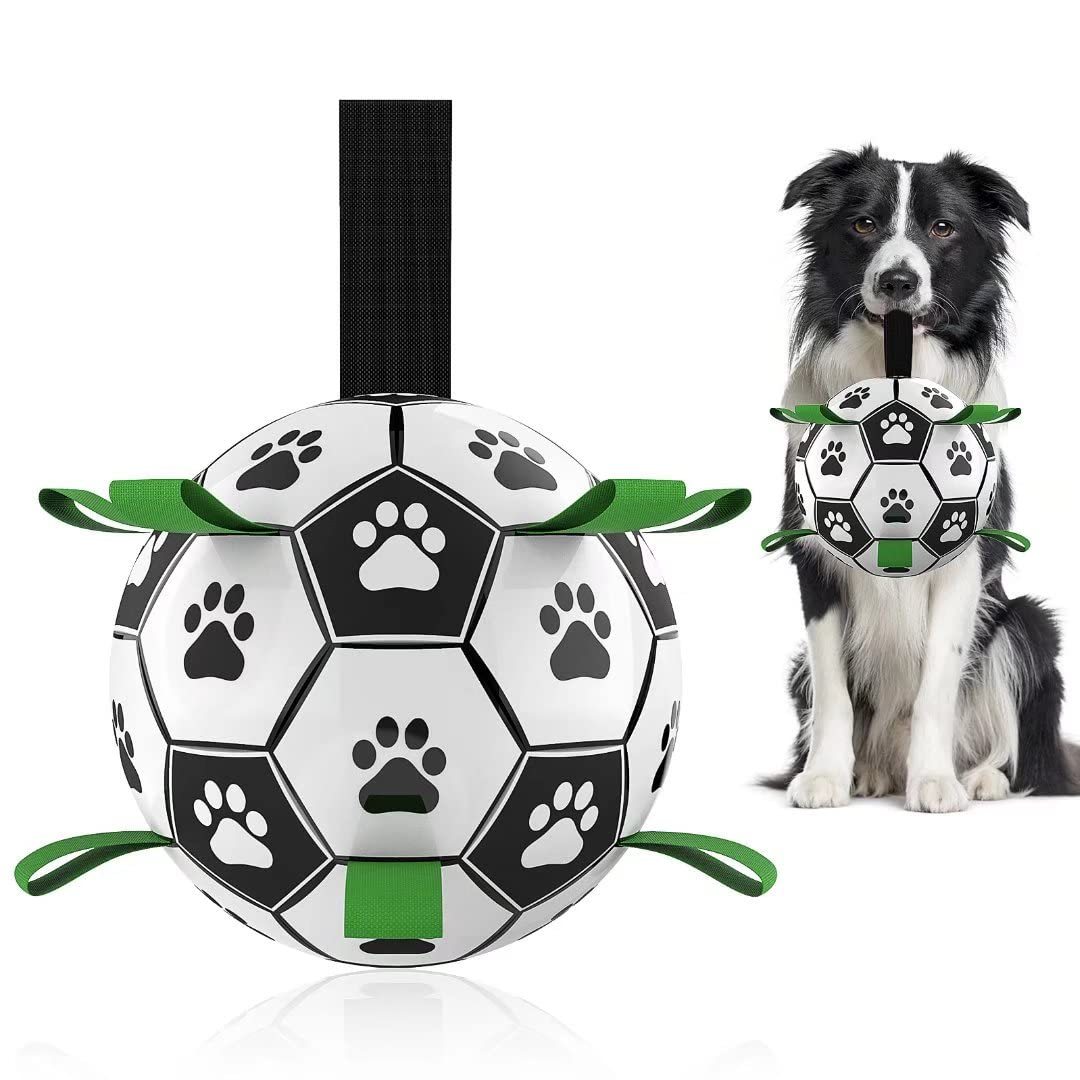 Dog Football Toy | Soccer Ball Inflated Training Toy For Dogs | Outdoor Border Collie Balls For  Dogs