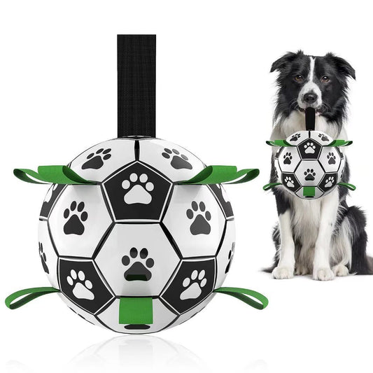 Dog Football Toy | Soccer Ball Inflated Training Toy For Dogs | Outdoor Border Collie Balls For  Dogs
