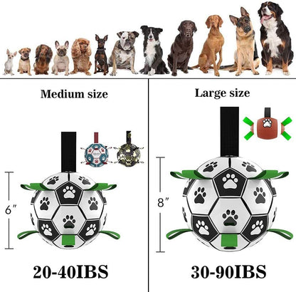 Dog Football Toy | Soccer Ball Inflated Training Toy For Dogs | Outdoor Border Collie Balls For  Dogs