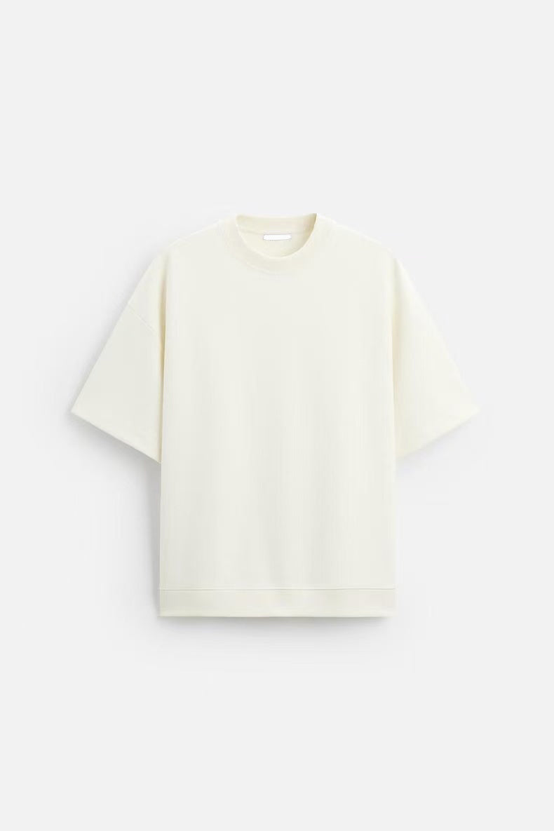 Loose Double-sided Cloth Texture Short Sleeve