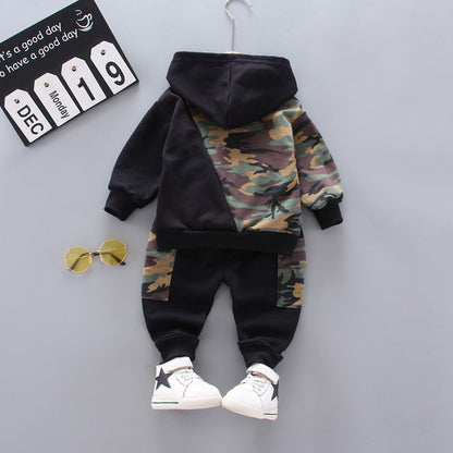 Boy Loose Children's Clothing T-shirt Long Sleeve Sweater